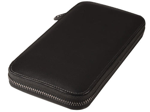 Adpel Leather Purse - 12CC Holder Leather Purse | Black - KaryKase