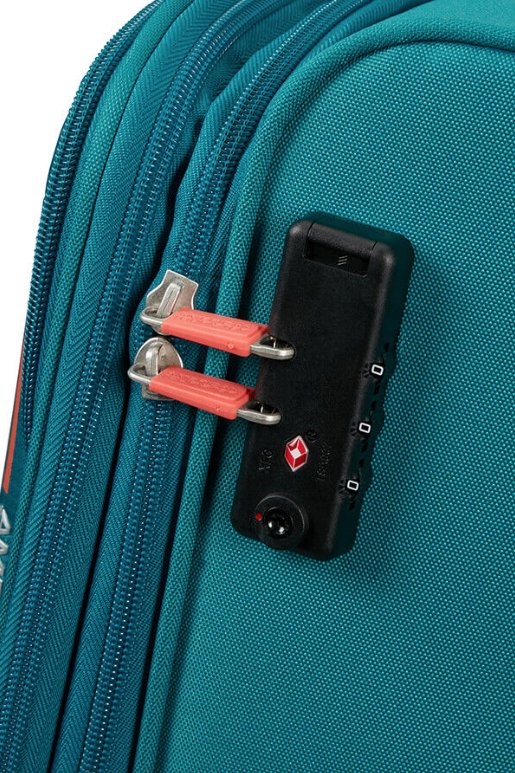 American Tourister Pulsonic 81cm Large Spinner - Expandable | Stone Teal - KaryKase