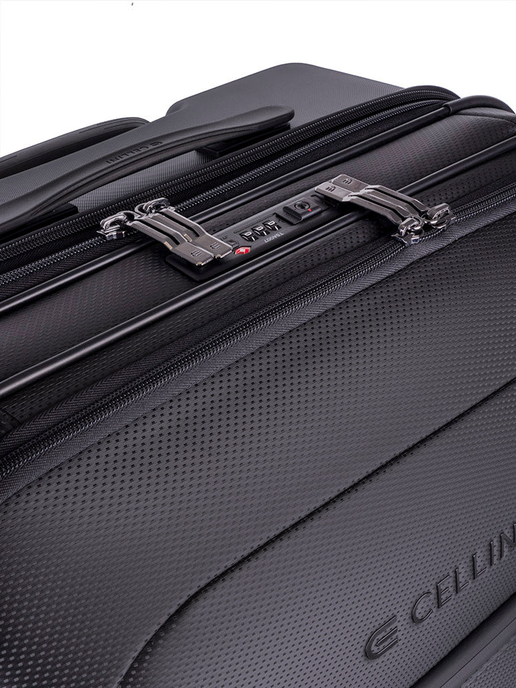 Cellini Pro X Large Trolley Pullman with Oversized Fastline Wheels | Black - KaryKase