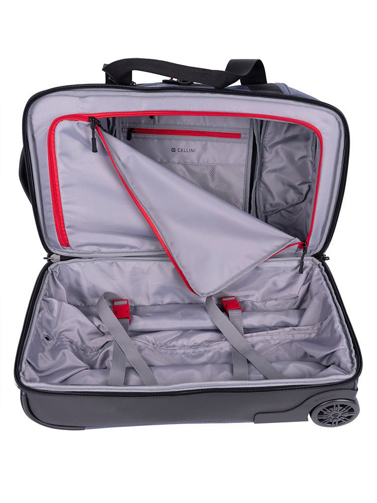 Cellini Xplorer Small Double Decker Trolley Duffel | Blue - KaryKase