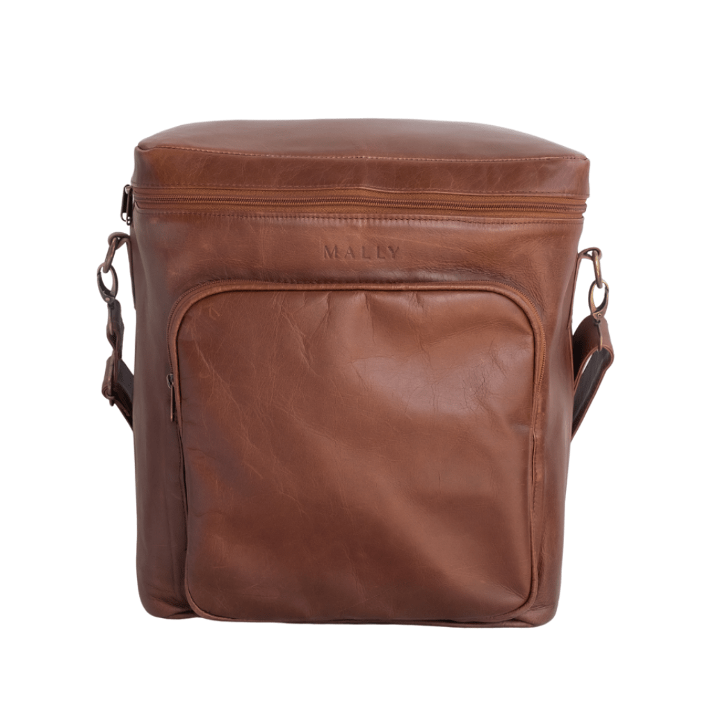 Mally Six-Bottle Leather Wine Carrier - KaryKase
