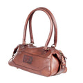 Melvill & Moon Leather Bowling Bag | Brown - KaryKase