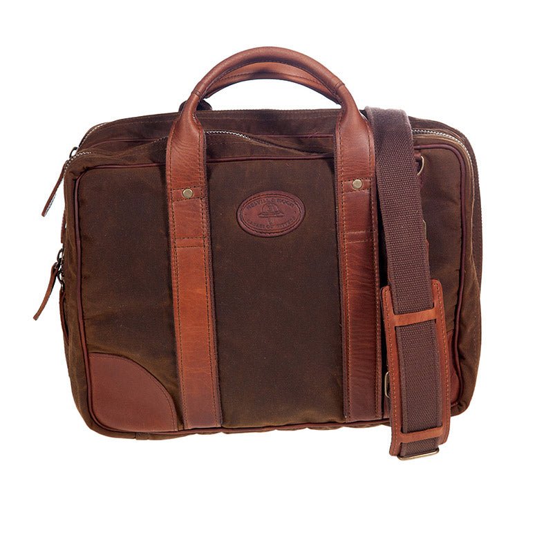 Melvill & Moon Waxed Cotton Laptop Bag - KaryKase
