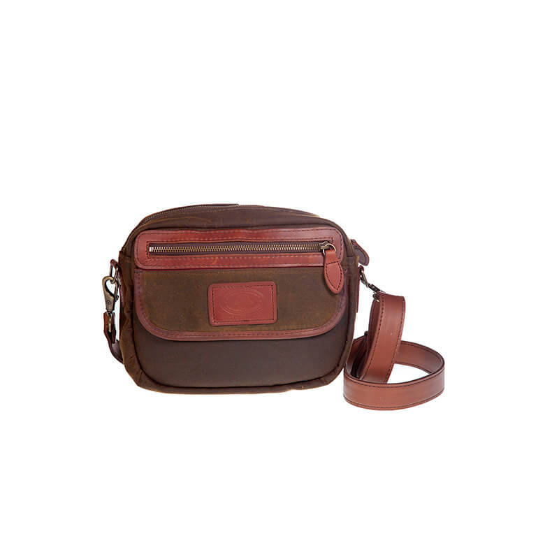 Melvill & Moon Waxed Cotton Man Bag - KaryKase
