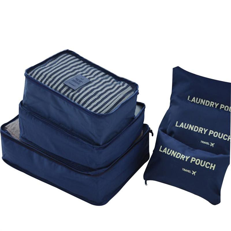 Pierre Cardin 6 Piece Travel Organiser/Packing Cubes - KaryKase
