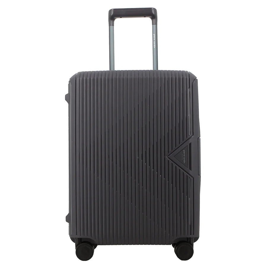 Pierre Cardin Cannes 55cm Cabin Clip Case Spinner | Charcoal - KaryKase