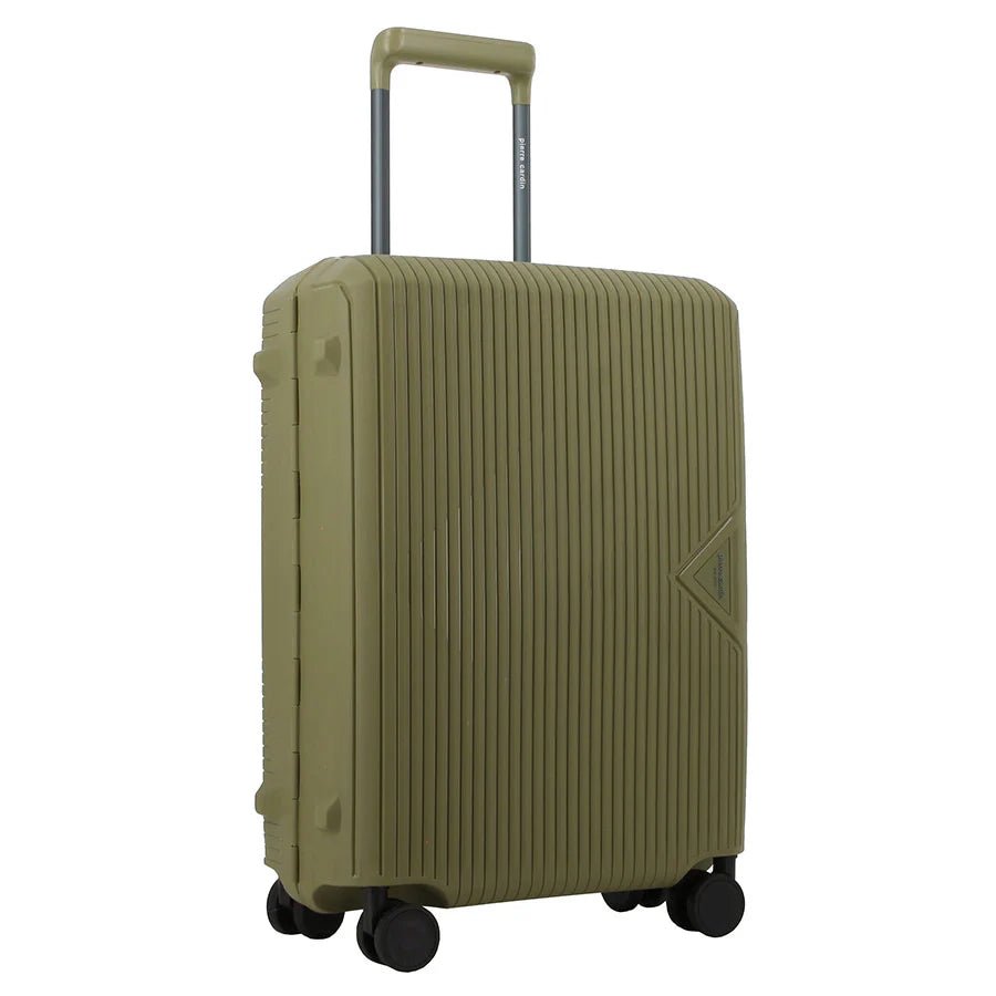 Pierre Cardin Cannes 55cm Cabin Clip Case Spinner | Green - KaryKase