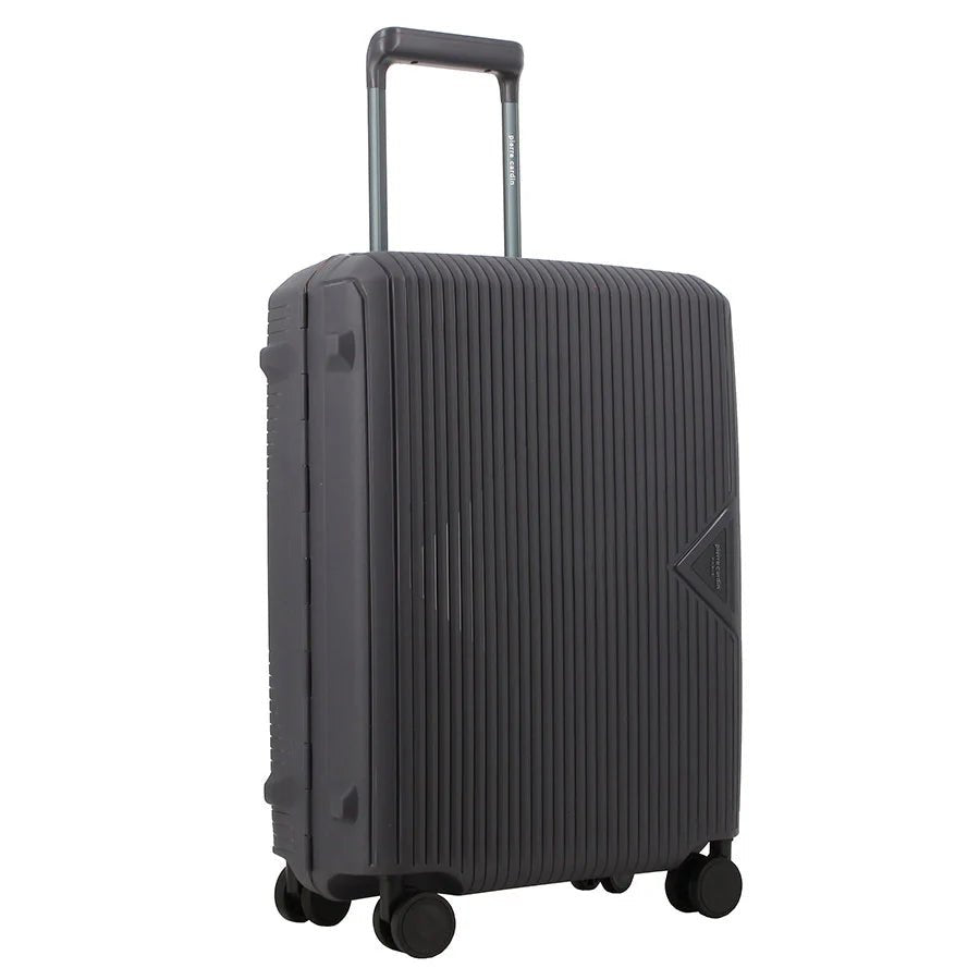 Pierre Cardin Cannes 77cm Large Clip Case Spinner | Charcoal - KaryKase