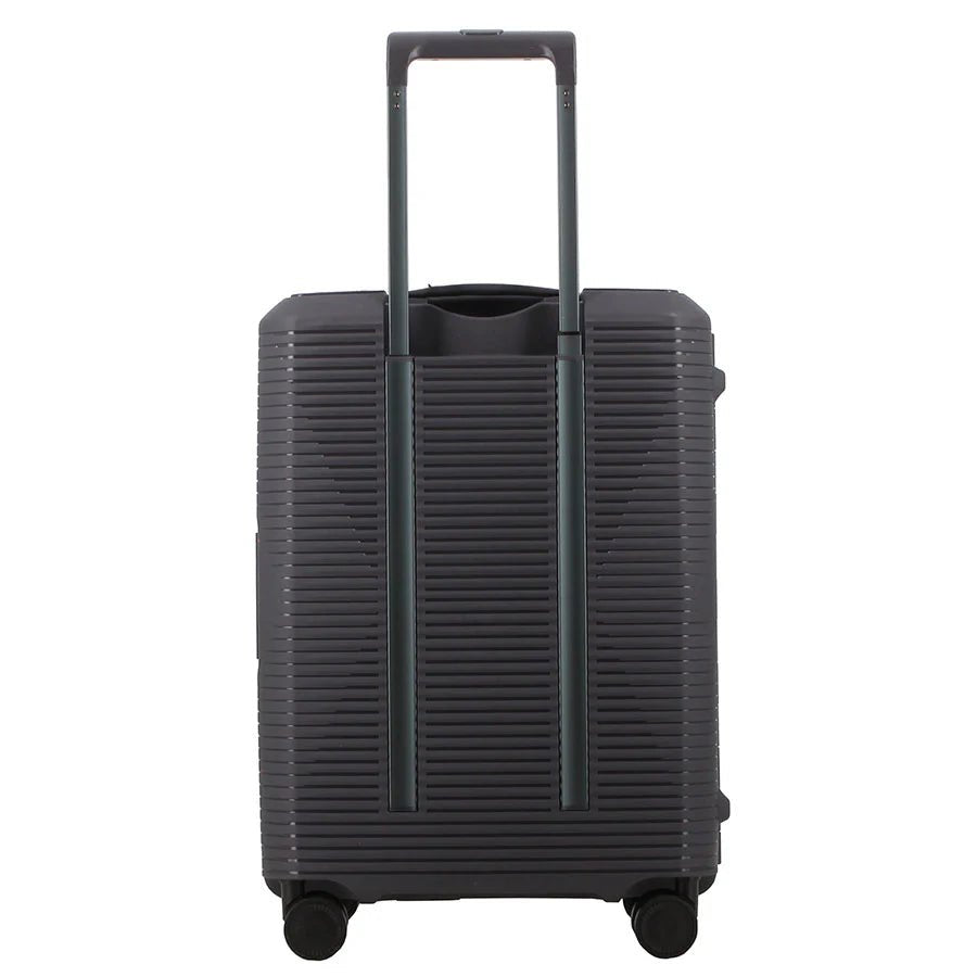 Pierre Cardin Cannes 77cm Large Clip Case Spinner | Charcoal - KaryKase