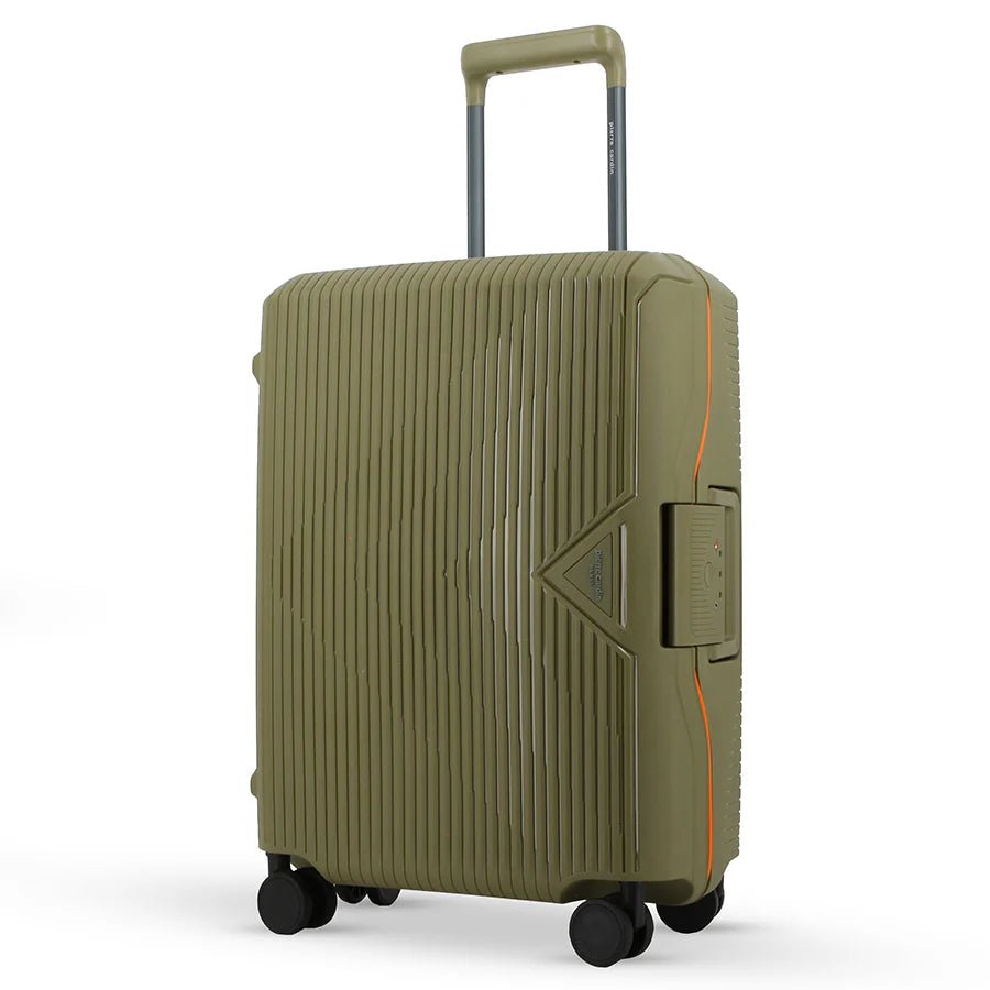 Pierre Cardin Cannes 77cm Large Clip Case Spinner | Green - KaryKase
