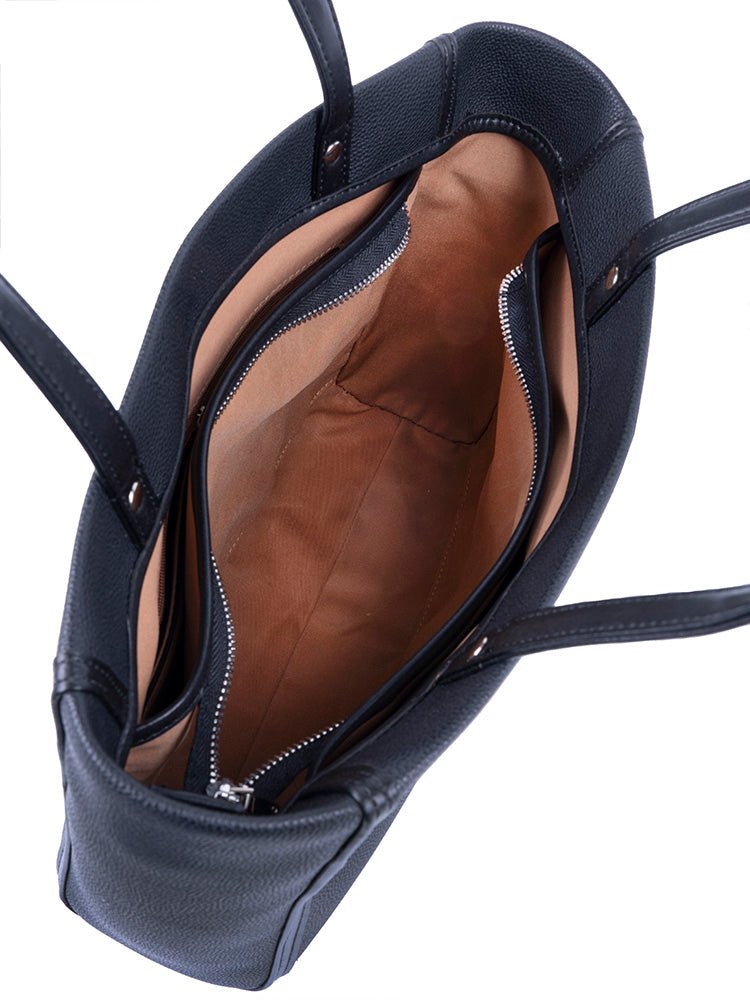 Polo Lyon Medium Casual Tote | Black - KaryKase