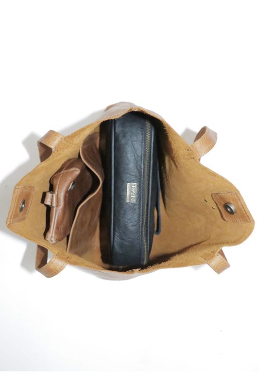 Tan Leather Goods Judy Handbag - KaryKase