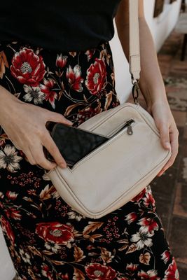 Tan Leather Goods Lily Sling Bag - KaryKase