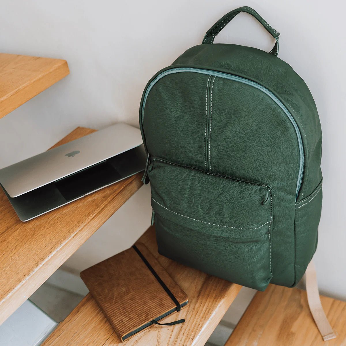Thandana 15" Leather Laptop Backpack - KaryKase