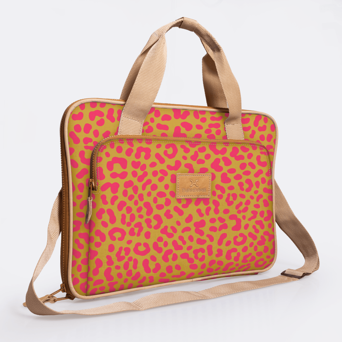 Thandana 15" Slimline Laminated Fabric Laptop Bag - KaryKase