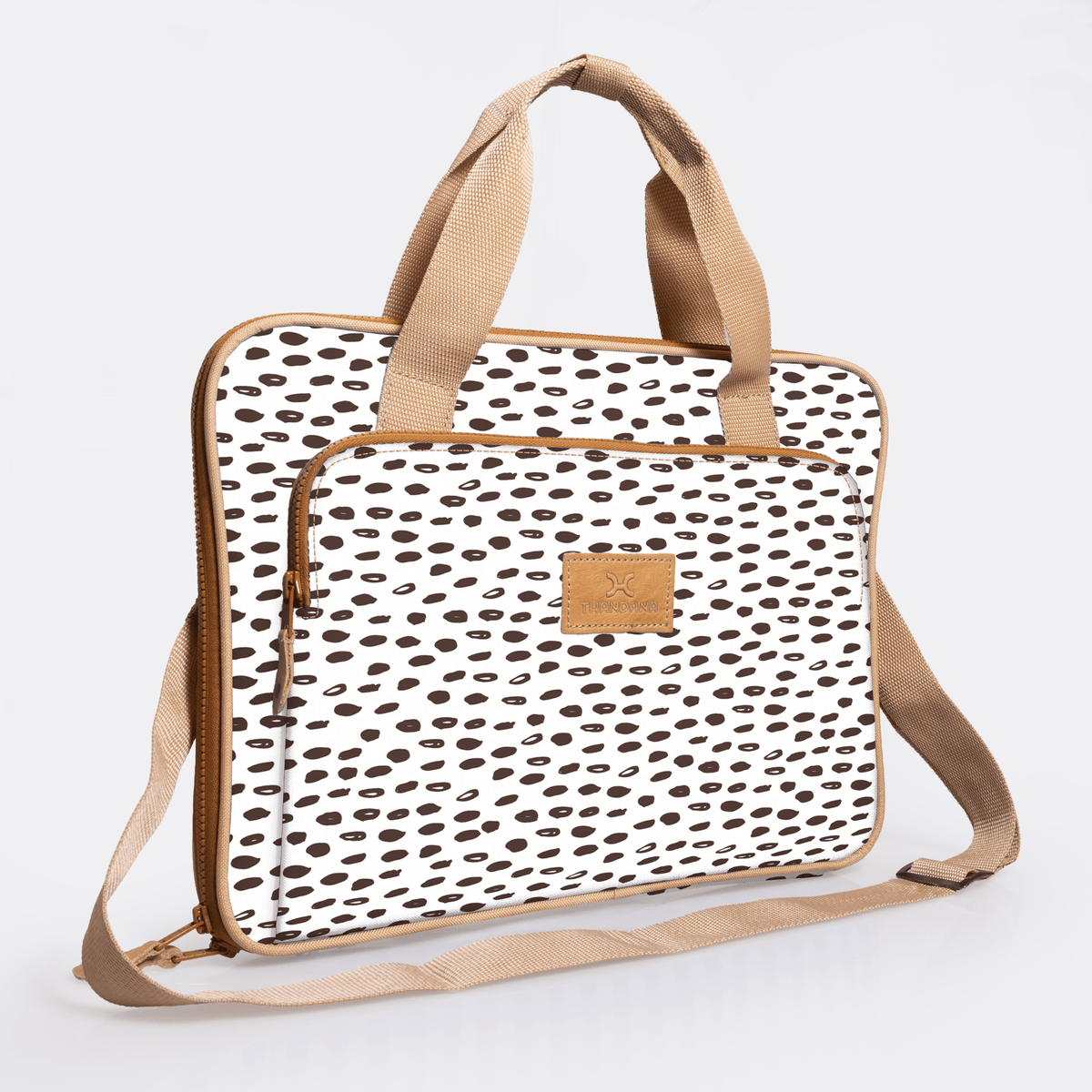 Thandana 15" Slimline Laminated Fabric Laptop Bag - KaryKase