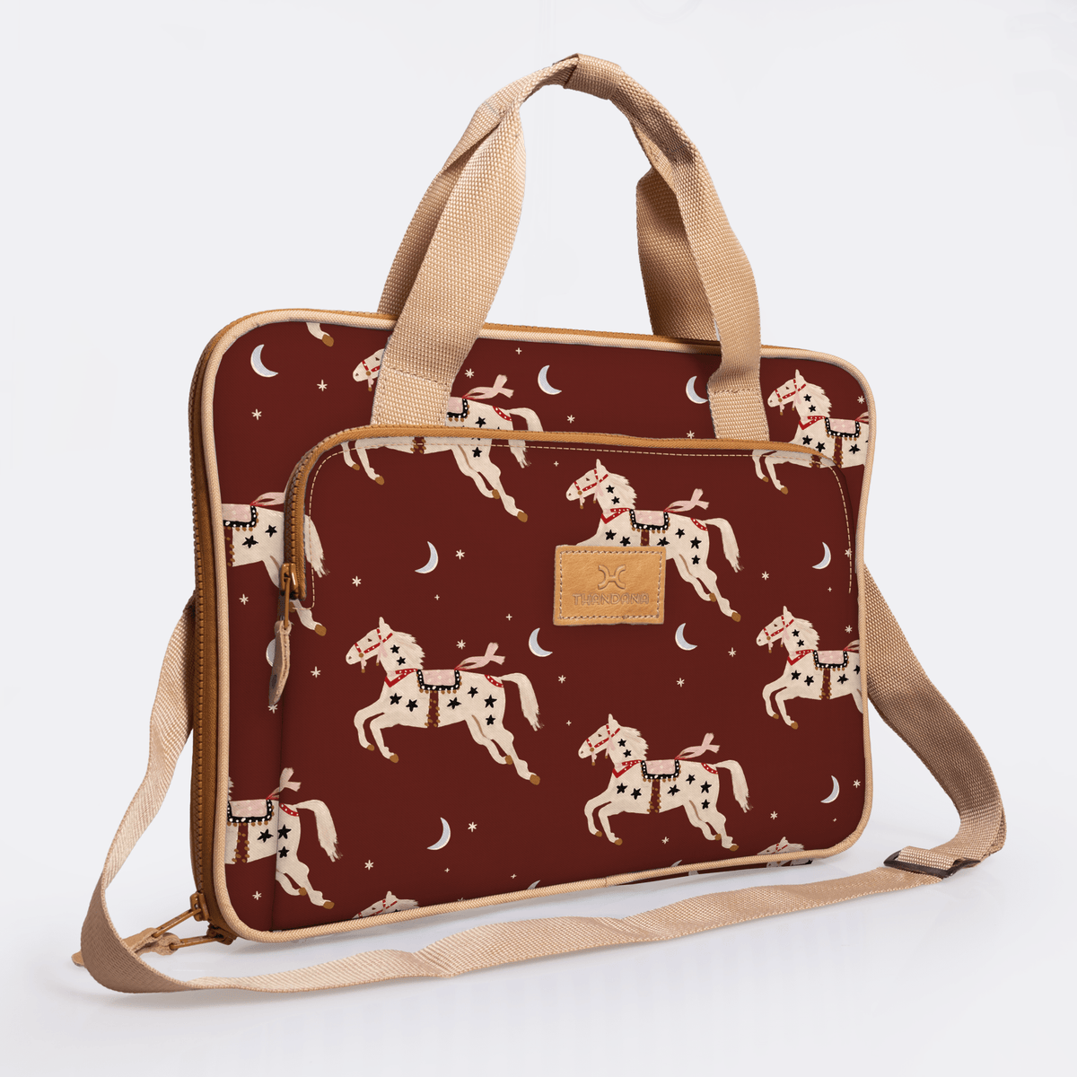 Thandana 15" Slimline Laminated Fabric Laptop Bag - KaryKase