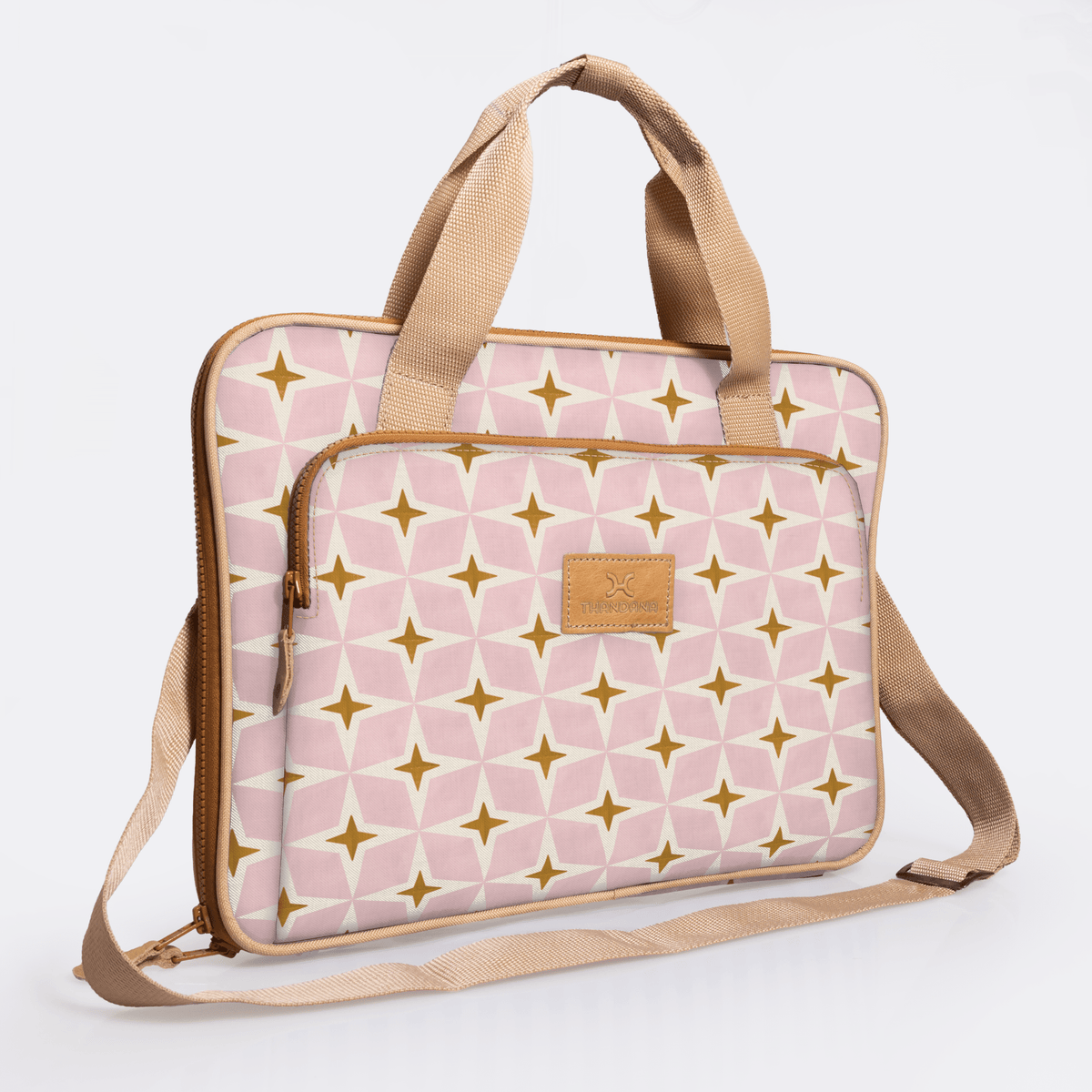Thandana 15" Slimline Laminated Fabric Laptop Bag - KaryKase