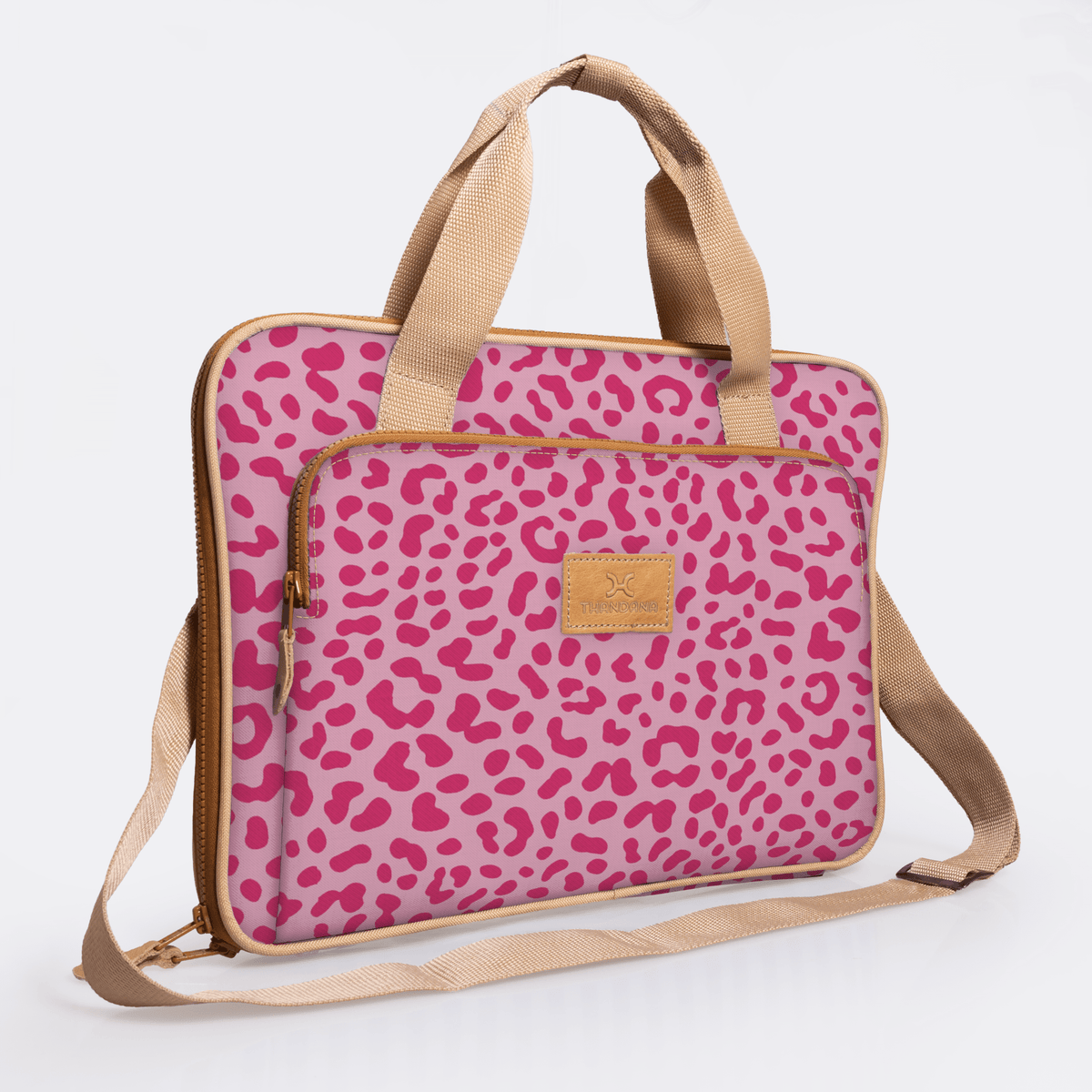 Thandana 15" Slimline Laminated Fabric Laptop Bag - KaryKase