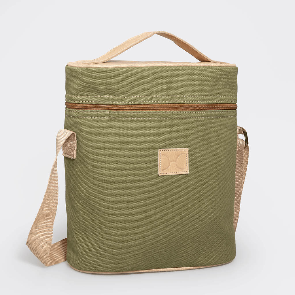 Thandana Canvas & Leather Jumbo Carry Wine Cooler - KaryKase