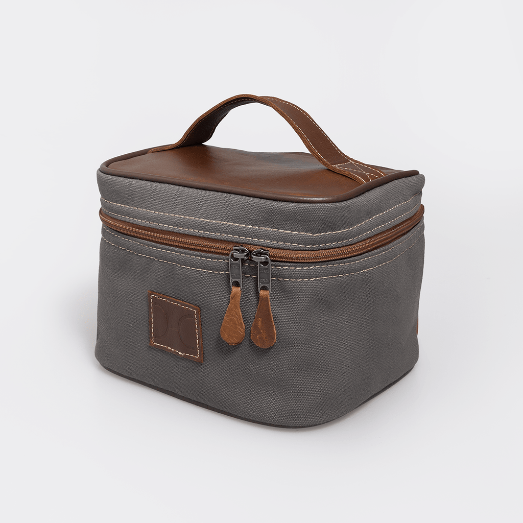 Thandana Canvas & Leather Mini Decker Cooler Bag - KaryKase