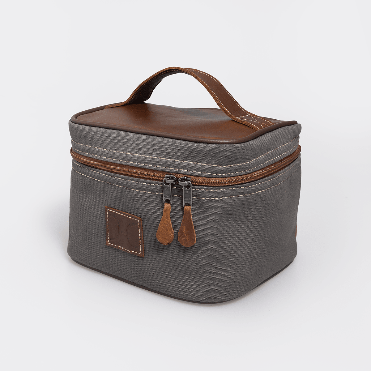 Thandana Canvas & Leather Mini Decker Cooler Bag - KaryKase