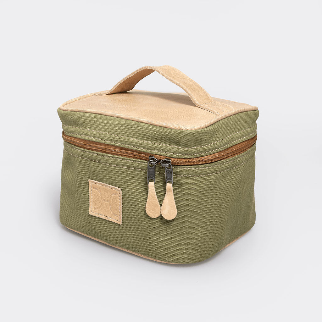 Thandana Canvas & Leather Mini Decker Cooler Bag - KaryKase