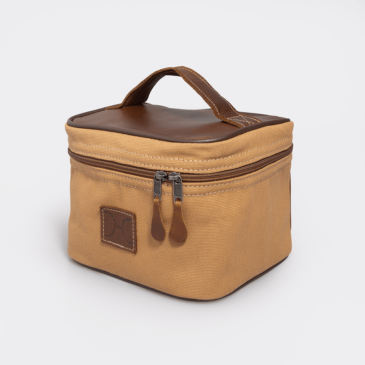 Thandana Canvas & Leather Mini Decker Cooler Bag - KaryKase