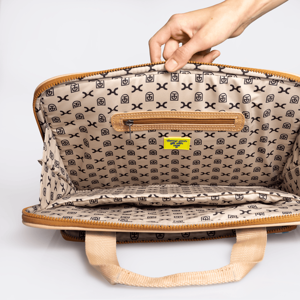Thandana Kids 15" Slimline Laminated Fabric Laptop Bag - KaryKase