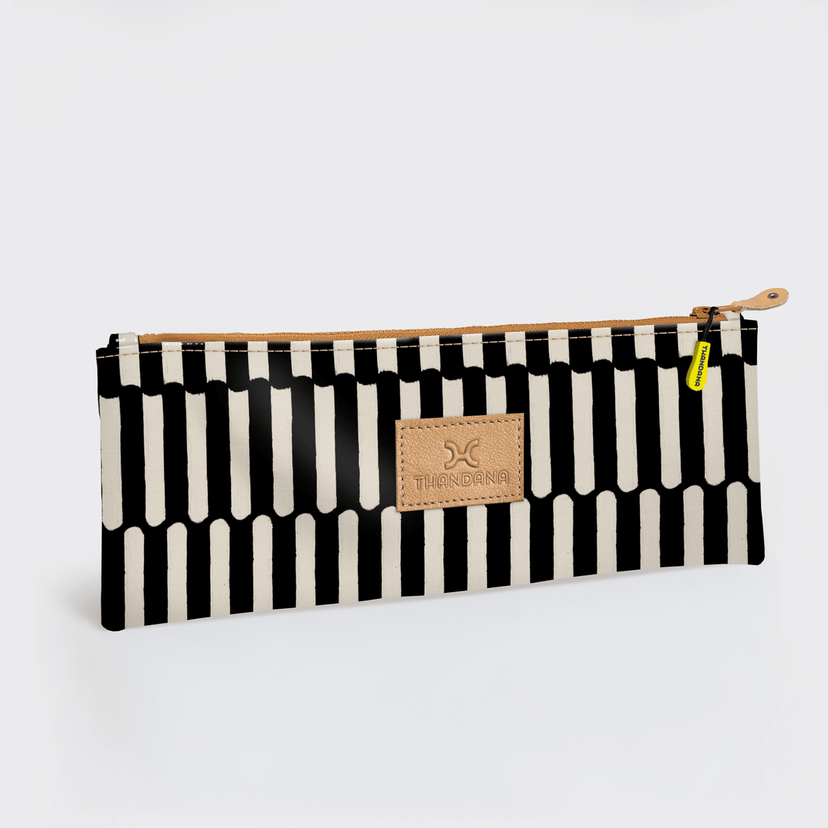 Thandana Kids Laminated Fabric Triple Zip Pencil Case - KaryKase