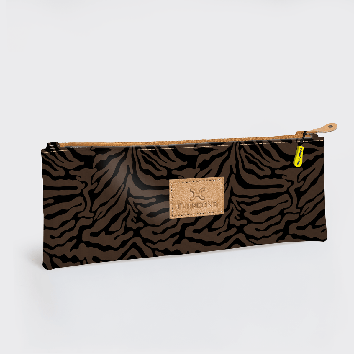 Thandana Kids Laminated Fabric Triple Zip Pencil Case - KaryKase