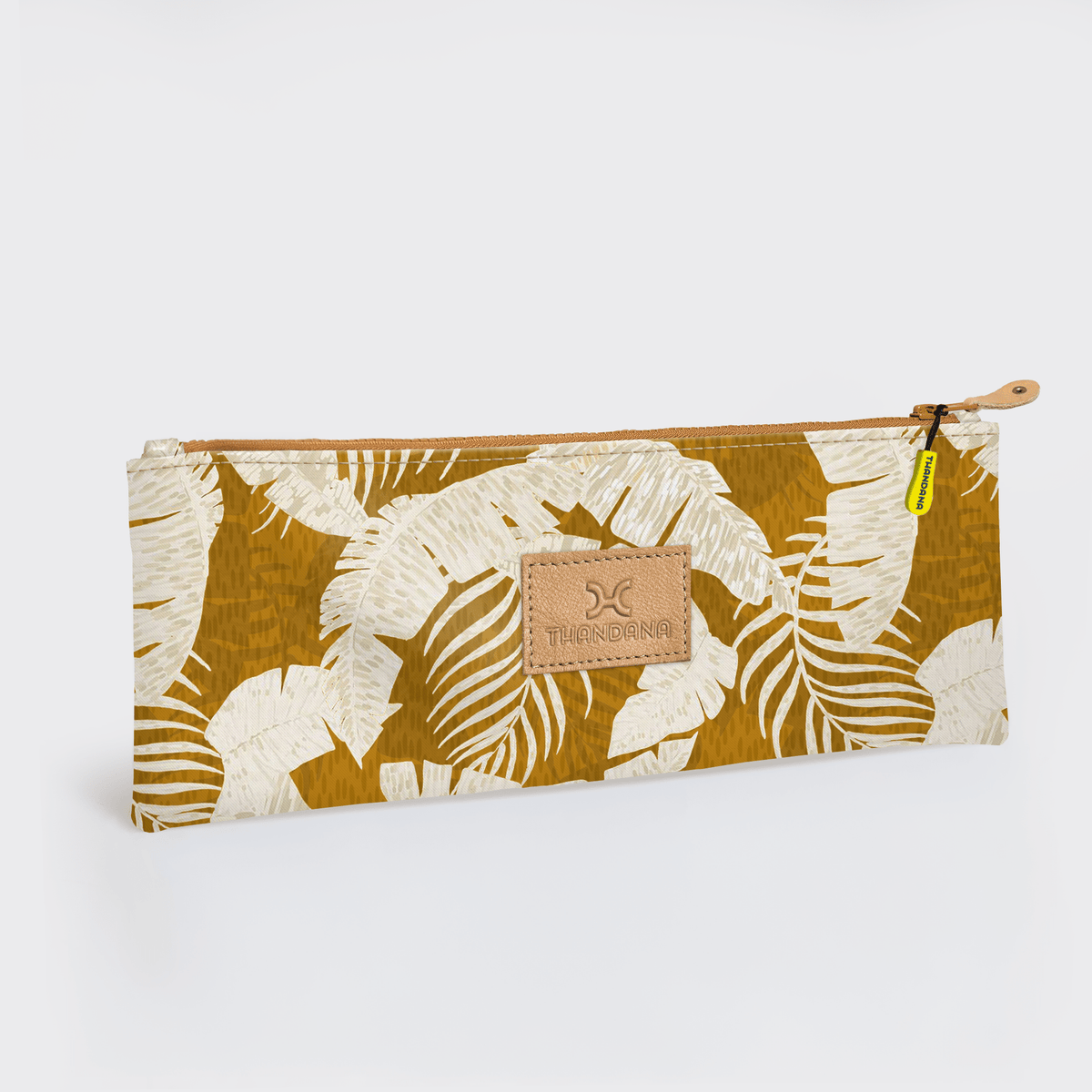 Thandana Kids Laminated Fabric Triple Zip Pencil Case - KaryKase