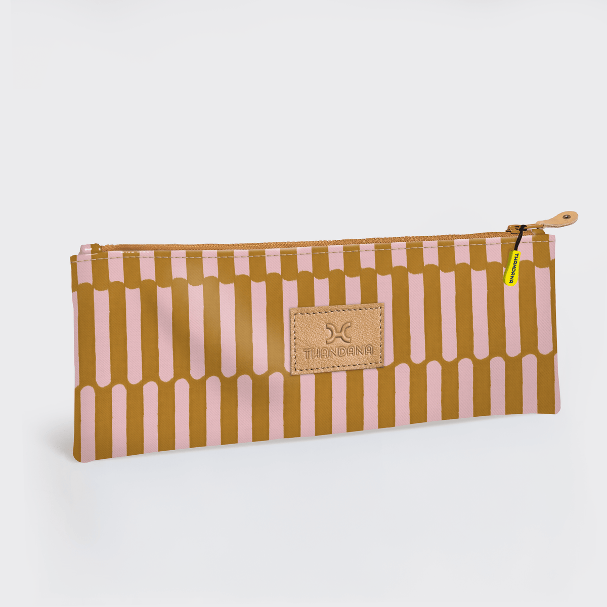 Thandana Kids Laminated Fabric Triple Zip Pencil Case - KaryKase
