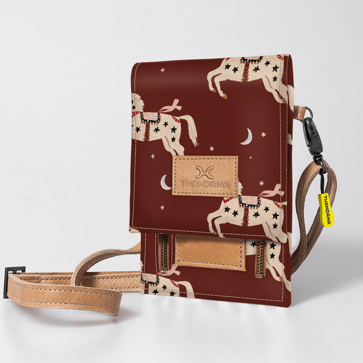 Thandana Kids Laminated Fabric Urban Cellphone Sling - KaryKase