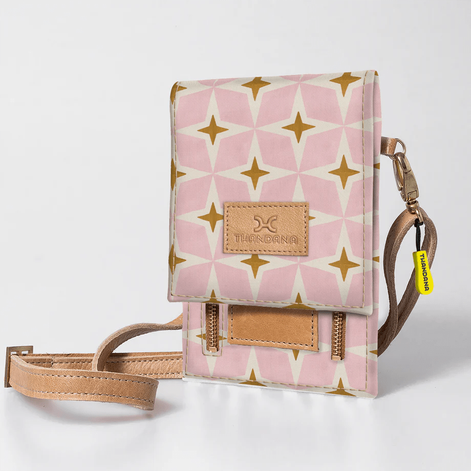 Thandana Kids Laminated Fabric Urban Cellphone Sling - KaryKase