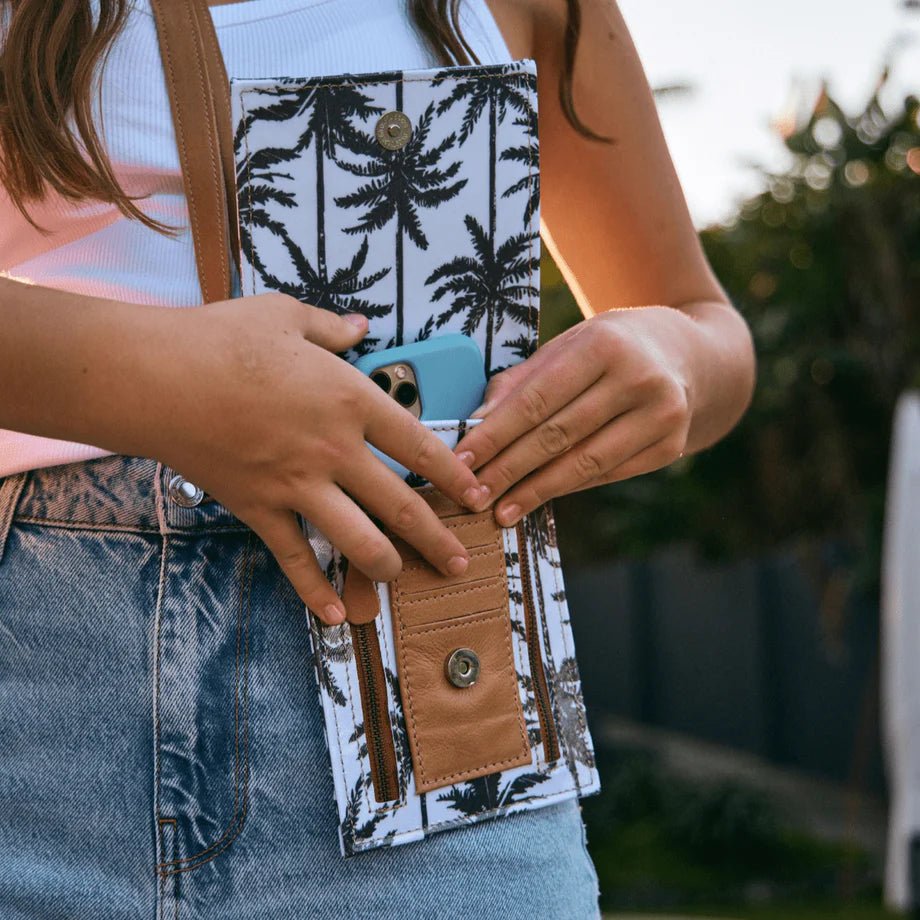 Thandana Kids Laminated Fabric Urban Cellphone Sling - KaryKase