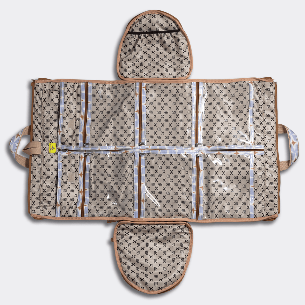 Thandana Laminated Fabric Carry All Travel Bag - KaryKase