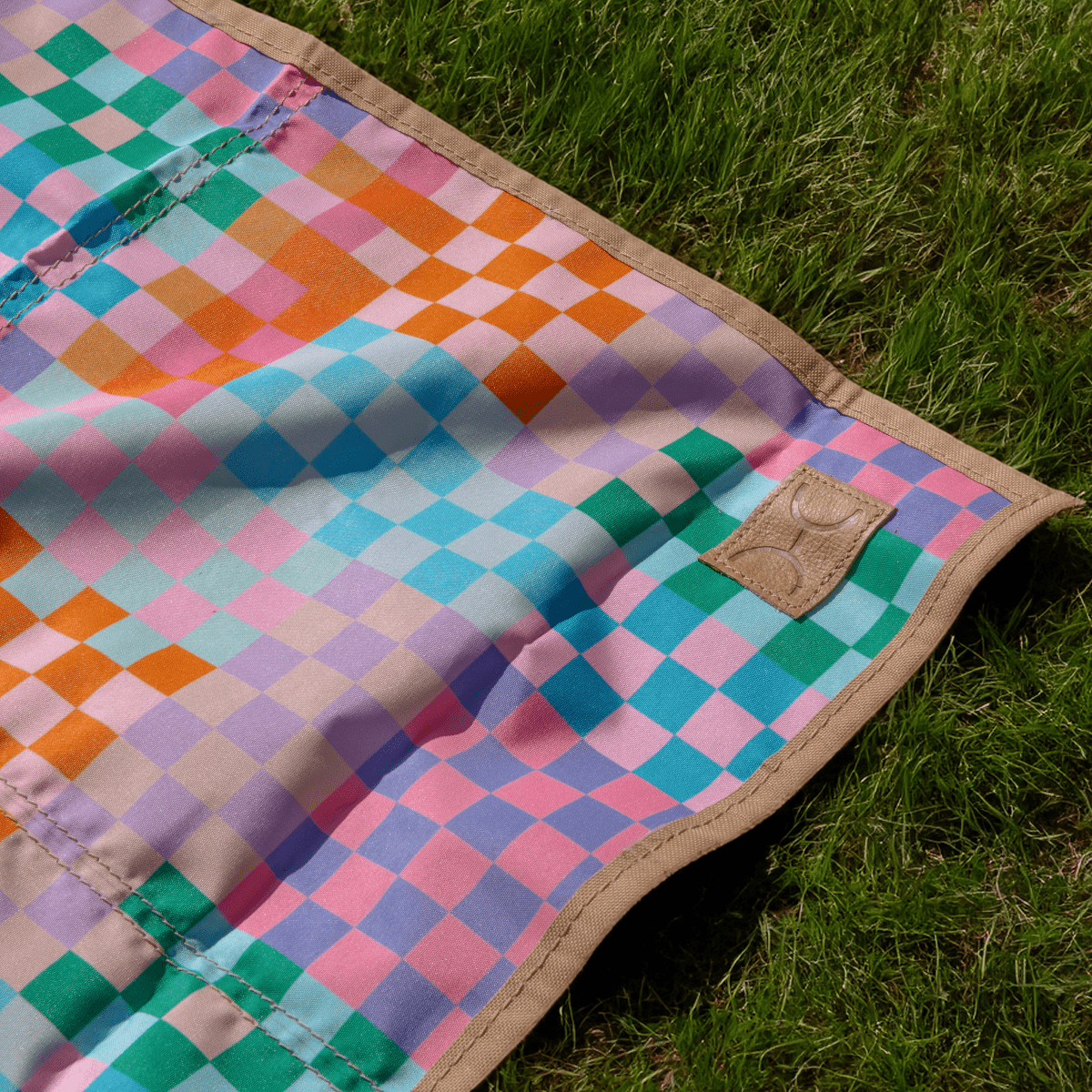 Thandana Laminated Fabric Compact Carry Picnic Blanket - KaryKase