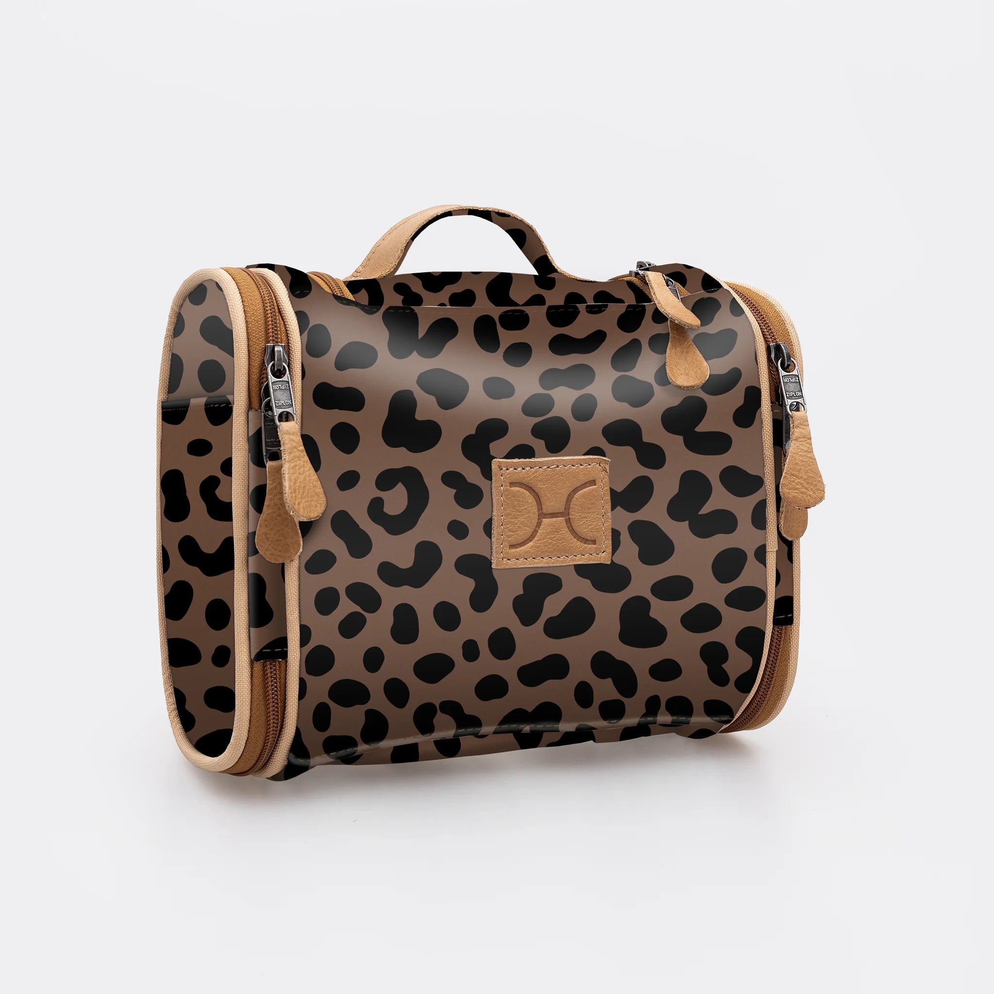 Thandana Laminated Fabric Compact Travel Vanity Bag - KaryKase