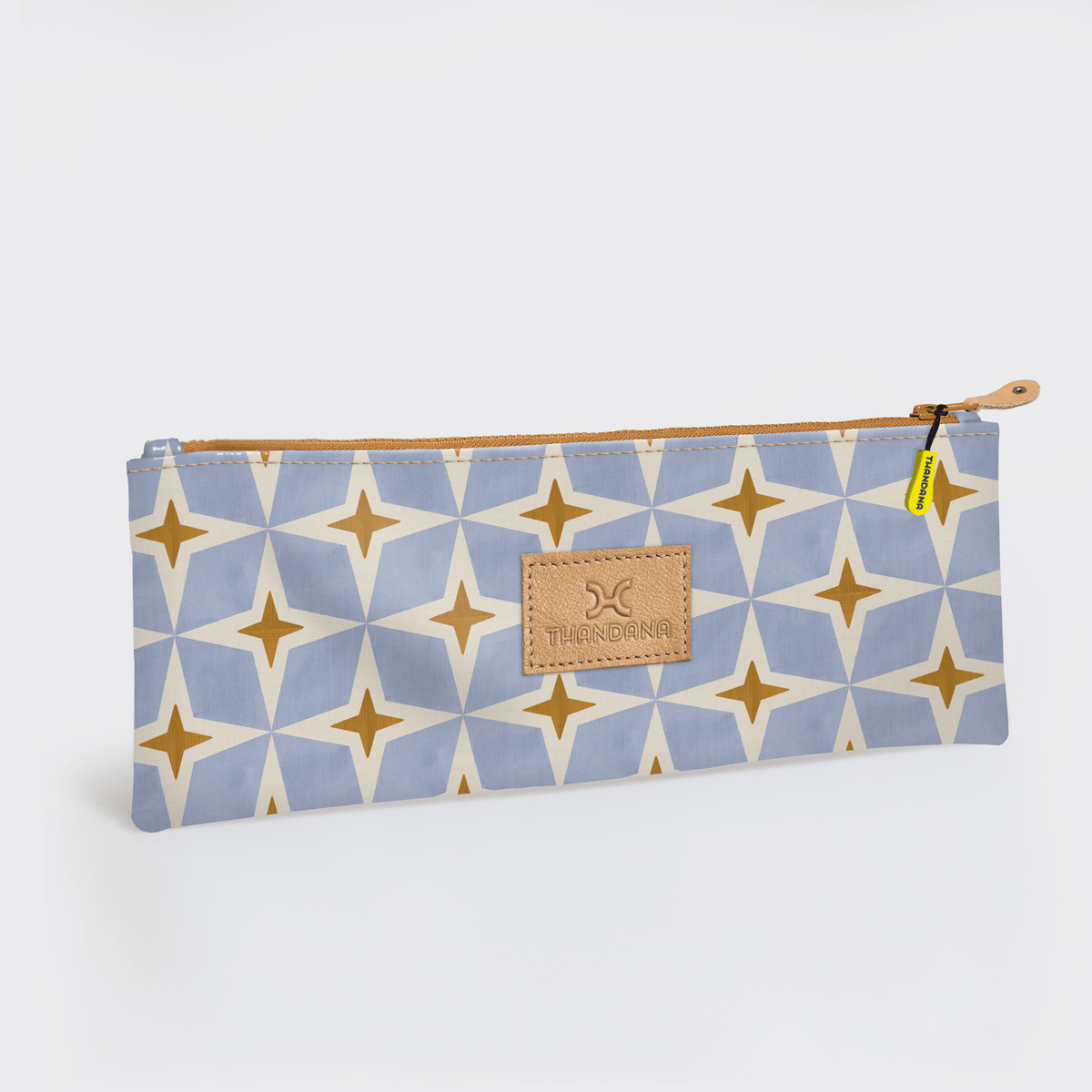 Thandana Laminated Fabric Doodle Pencil Pouch - KaryKase