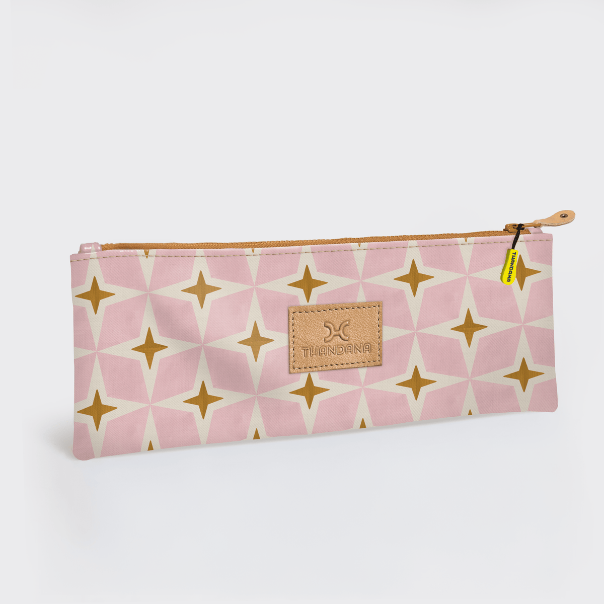 Thandana Laminated Fabric Doodle Pencil Pouch - KaryKase