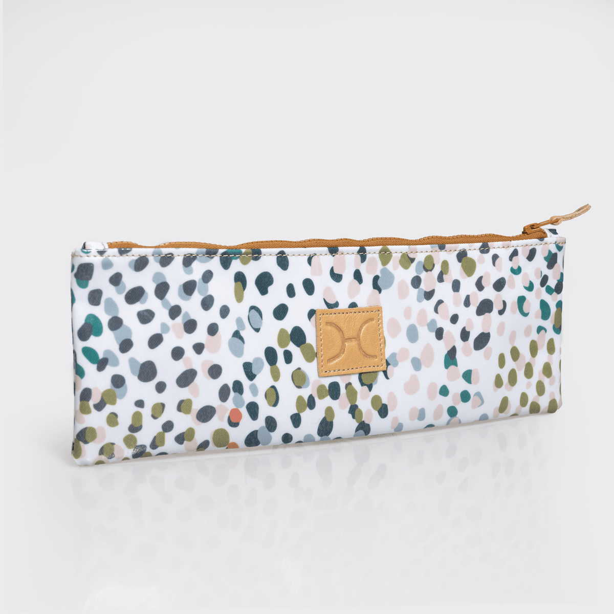 Thandana Laminated Fabric Doodle Pencil Pouch - KaryKase