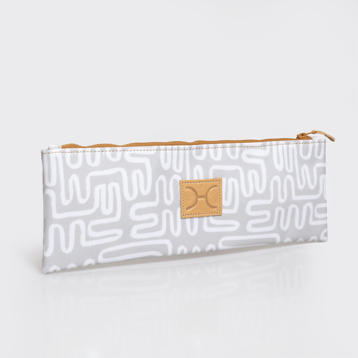 Thandana Laminated Fabric Doodle Pencil Pouch - KaryKase
