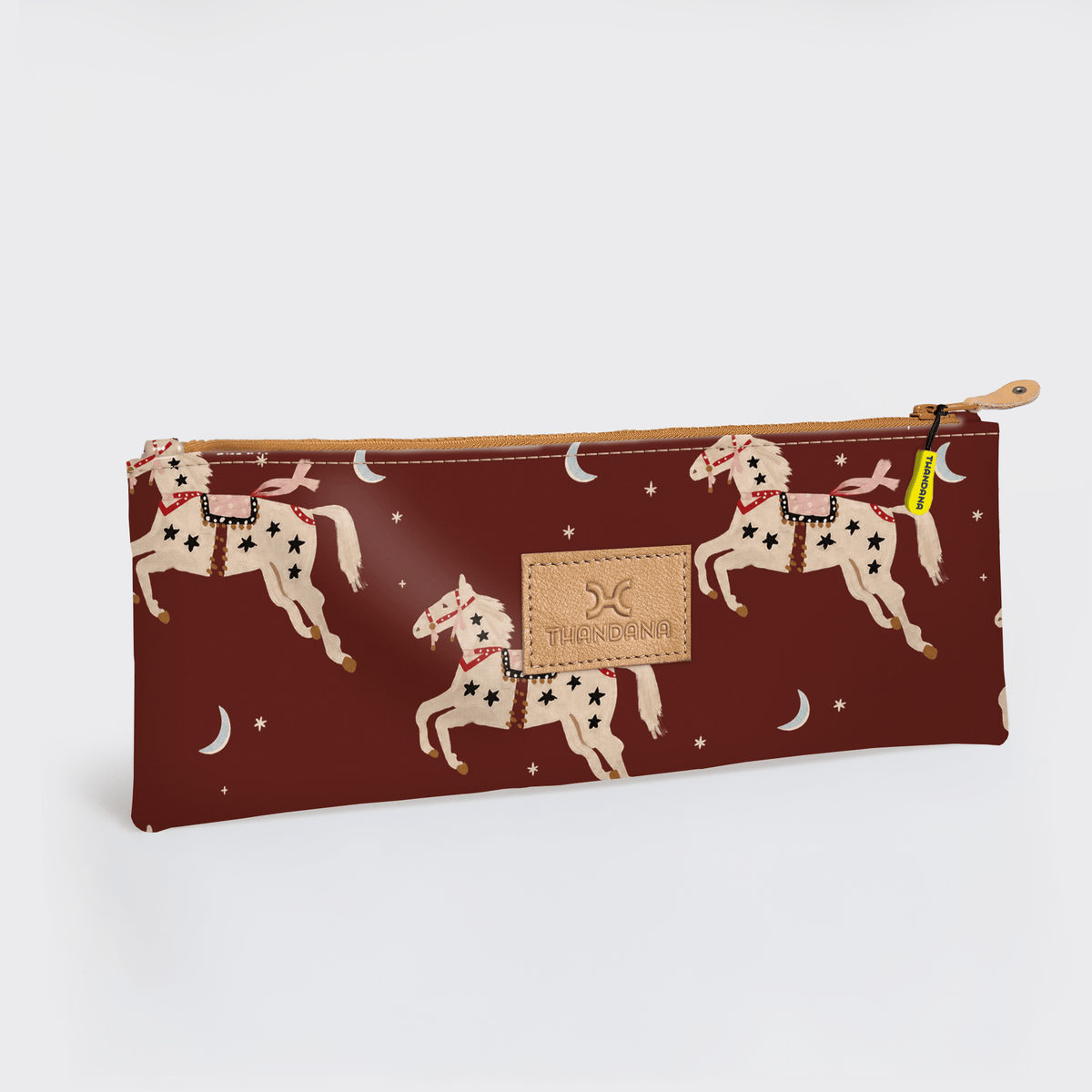 Thandana Laminated Fabric Doodle Pencil Pouch - KaryKase