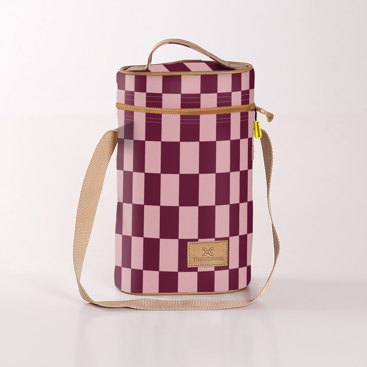 Thandana Laminated Fabric Double Carry Wine Cooler - KaryKase