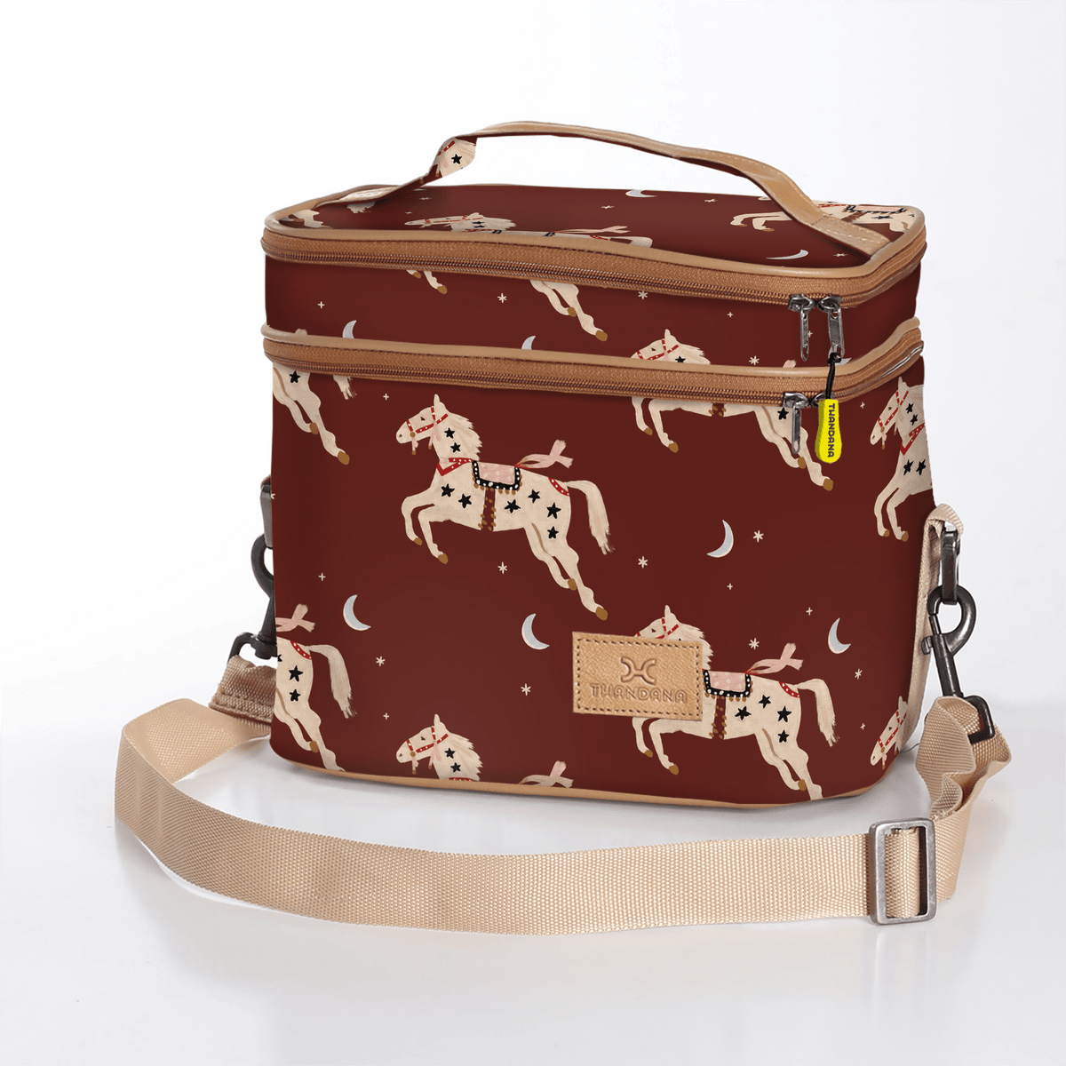 Thandana Laminated Fabric Double Decker Cooler Bag - KaryKase