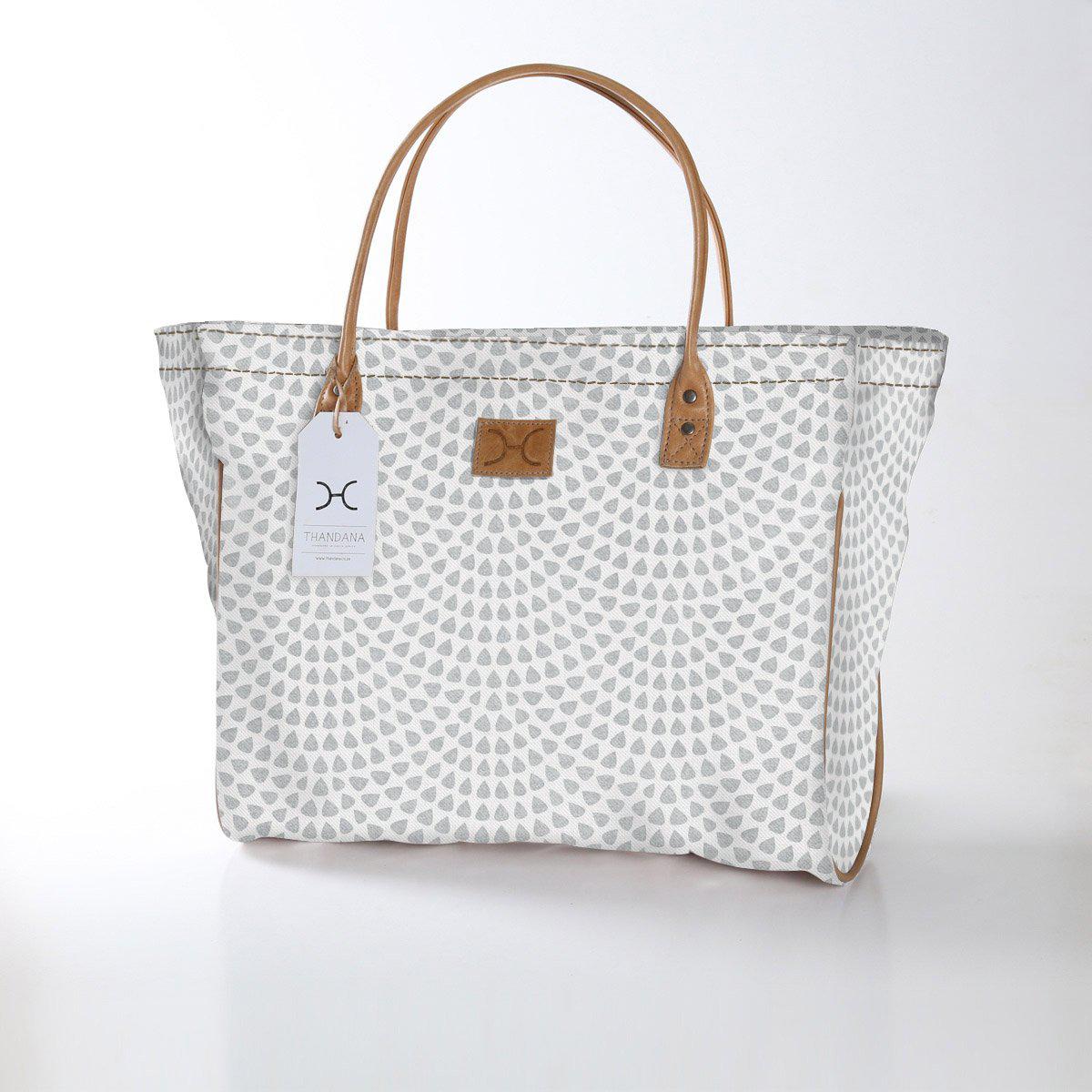 Thandana Laminated Fabric Large Beach Bag - KaryKase