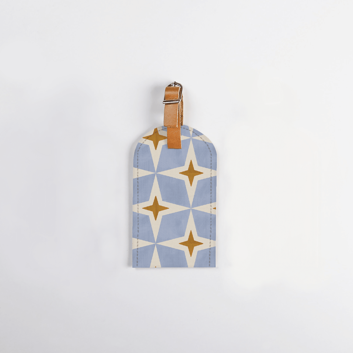 Thandana Laminated Fabric Luggage Stud Tag - KaryKase