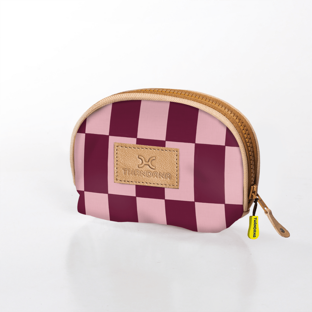 Thandana Laminated Fabric Makeup Bag - KaryKase