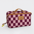 Thandana Laminated Fabric Side Mouth Maxi Vanity Bag - KaryKase